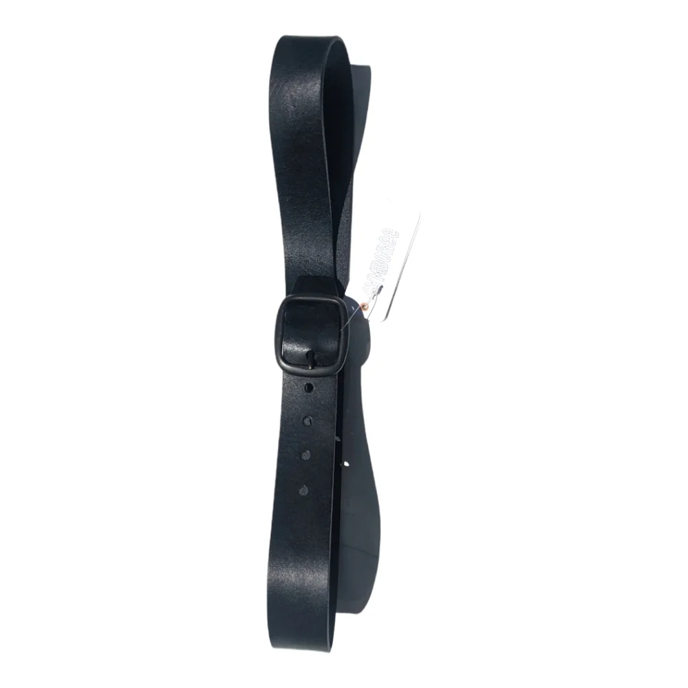 Gymboree Boys L/XL 10-16 Black 100% Leather Belt